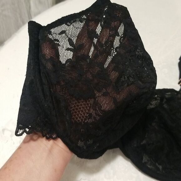 Savage x Fenty  Unlined Lace Balconette Bra Black NWOT 42C - Picture 7 of 16